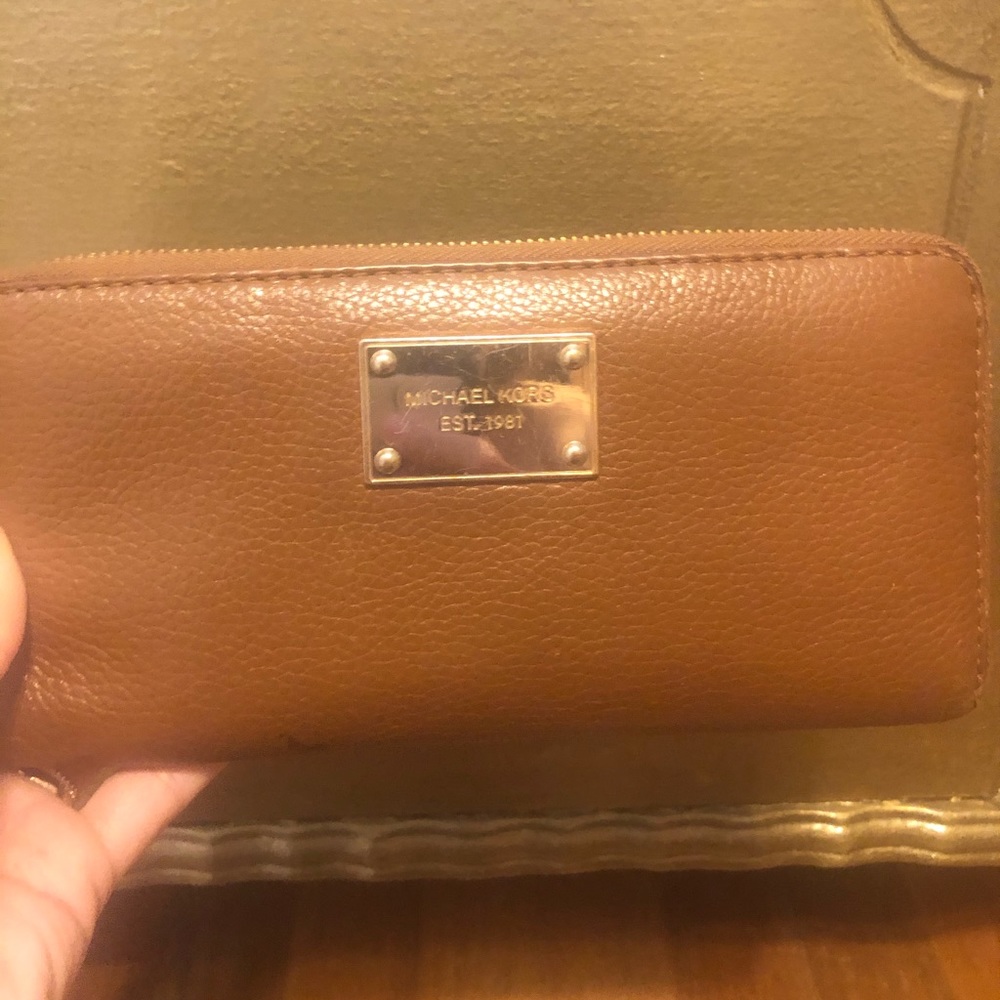 Michael Kors Tan Wallet